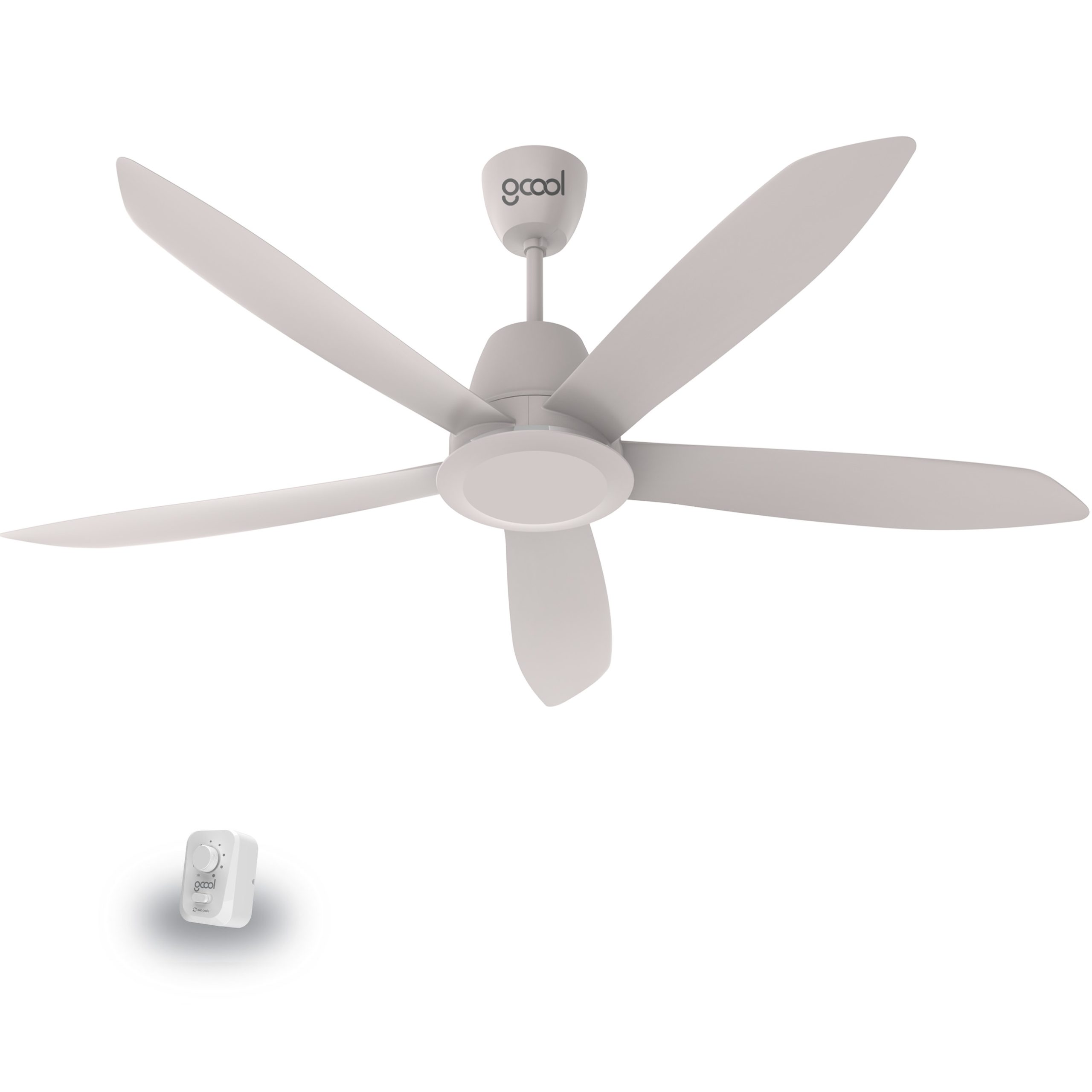 Quạt Trần GCool Smart DC Copter 05 Quạt trần GCool hiệu suất cao Smart DC Copter 05: 5 cánh, 1400mm không đèn, không có remote điều khiển từ xa. Quạt trần GCool copter 05 sử dụng động cơ Smart DC hiệu suất cao, tiết kiệm hơn 50% điện năng so với sản phẩm cùng loại. Công suất 40W. Quạt trần GCool copter 05 có sải cánh dài 1400 mm, thiết kế đặc biệt theo dạng khí động học giúp tạo luồng gió mạnh mẽ và lan tỏa đều khắp không gian. Quạt trần GCool copter 05 có lưu lượng gió cao nhất thị trường so với sản phẩm cùng loại 300-350m3/p. Quạt trần GCool copter 05 vận hành êm ái, bền bỉ: Yên tĩnh, không gây tiếng ồn, giảm tối đa rung lắc, vật liệu cấu thành chất lượng cao. Quạt trần GCool copter 05 có kết cấu thông minh, nhỏ gọn, lắp đặt dễ dàng và tiết kiệm thời gian. Quạt trần GCool copter 05 tạo đa cấp độ gió, chỉnh tốc độ bằng chiết áp Quạt trần GCool copter 05 có chế độ Đảo chiều quay lưu thông không khí Quạt trần GCool copter 05 có cáp bảo vệ an toàn khi sử dụng. Quạt trần GCool copter 05 bảo hành động cơ 3 năm, 2 năm cho sản phẩm.